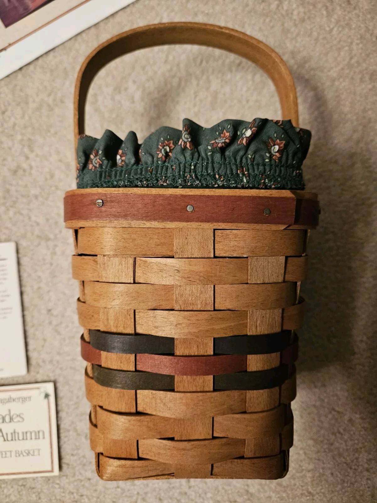 Shades of Autumn BITTERSWEET basket COMBO 1992 SIGNED RICH LONGABERGER family