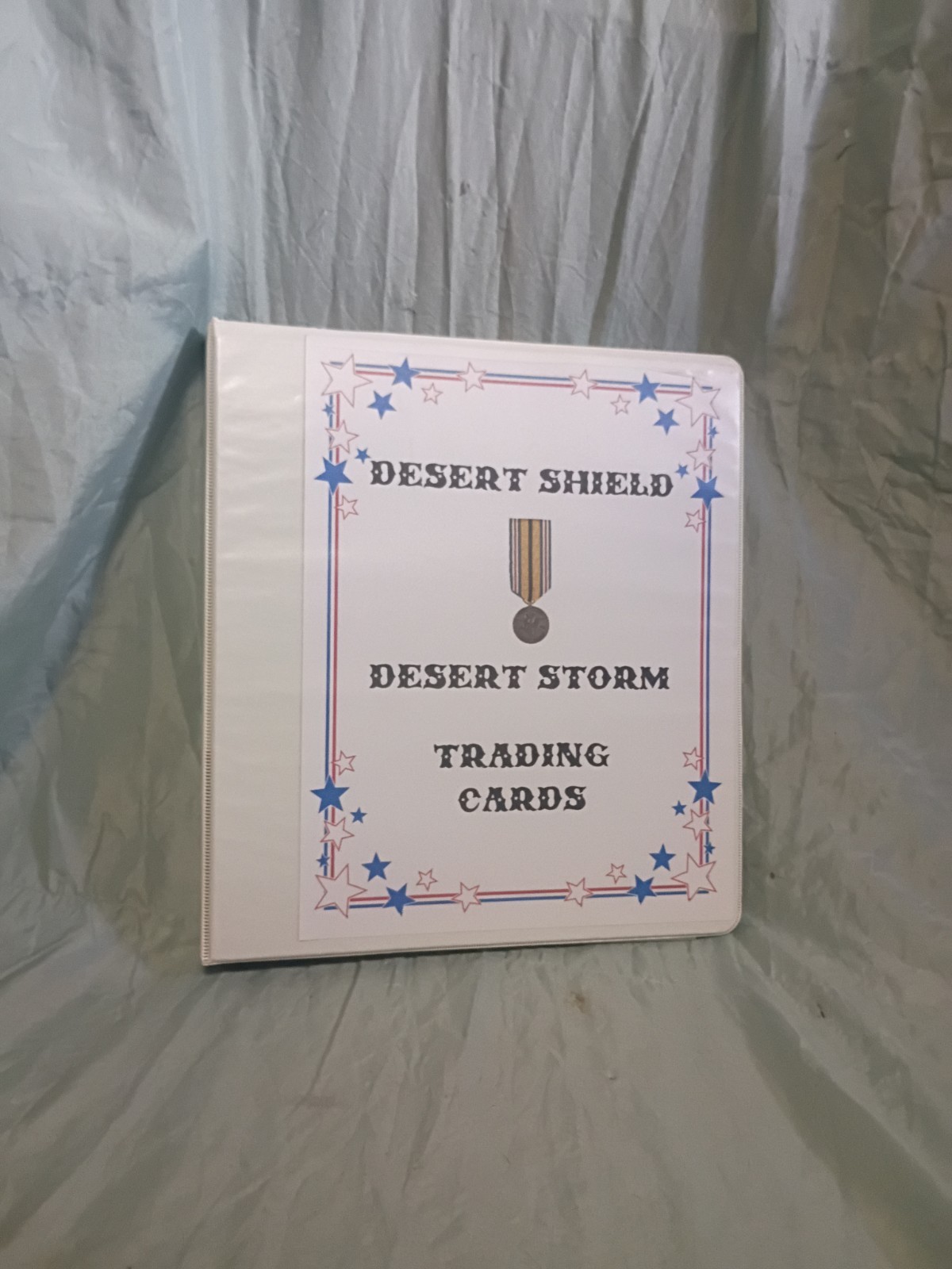 Desert Storm And Desert Shield Trading Cards 210 Total Cards With Binder