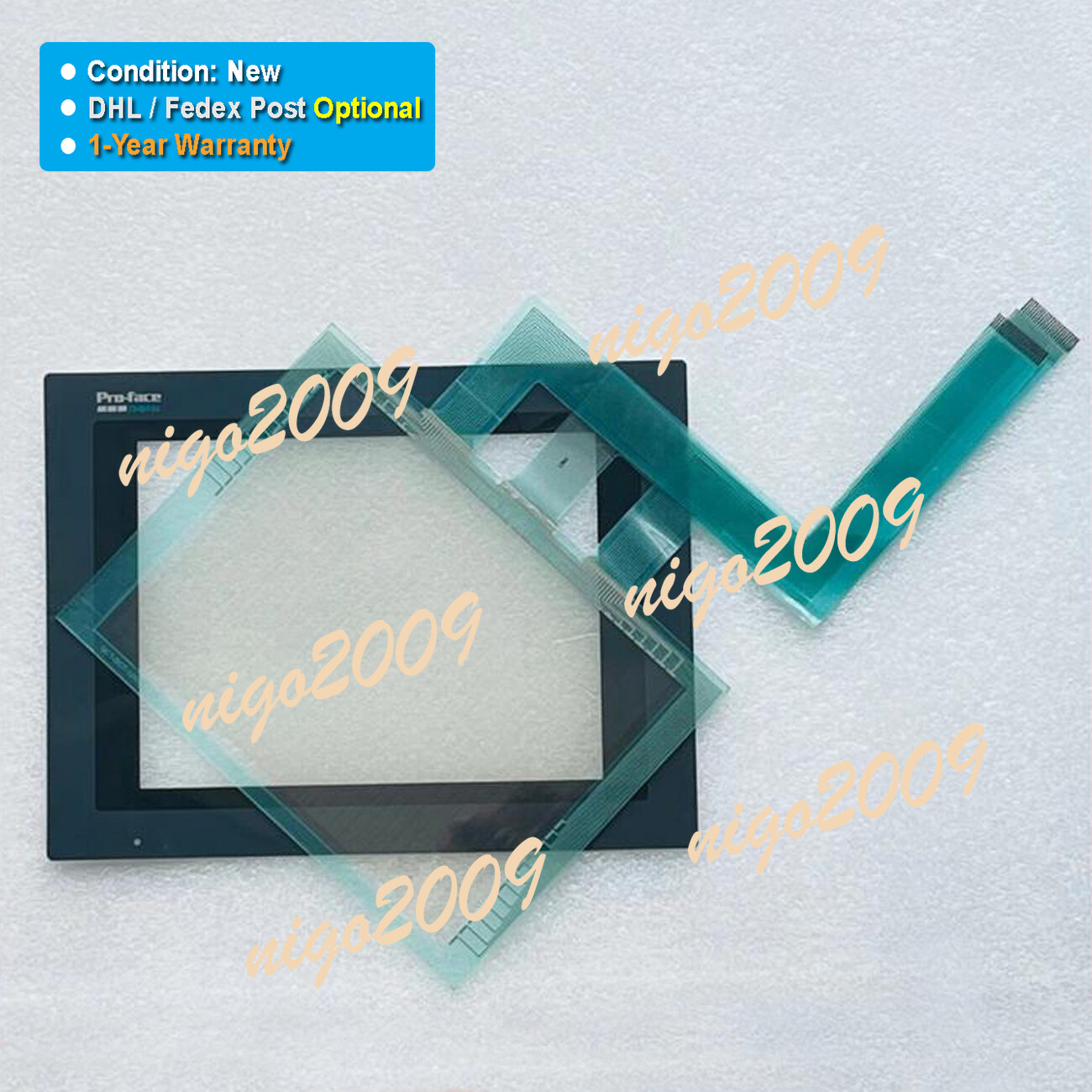 Fit for Pro-face GP577R-BG41-24V Touch Screen Panel Film Overlay 1-Year Warranty