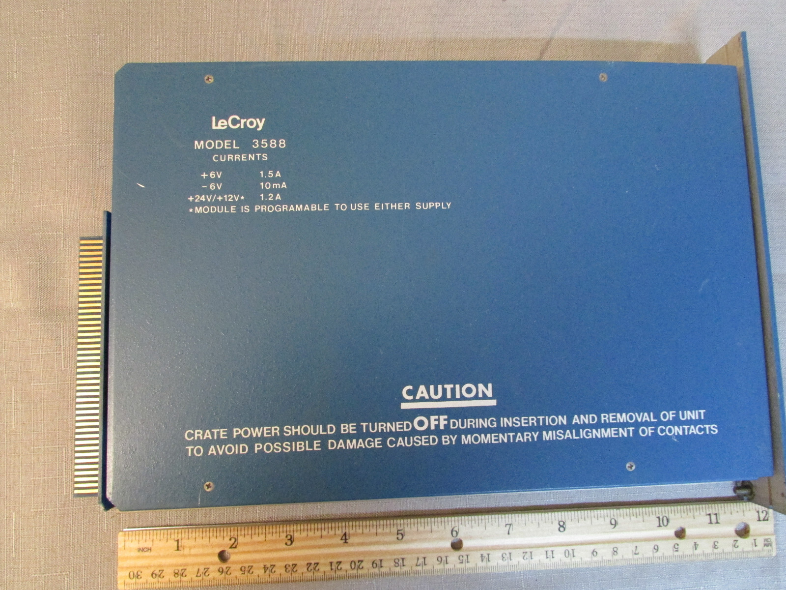 Lecroy 3588 Histogram Memory CAMAC Plugin s/n A17372