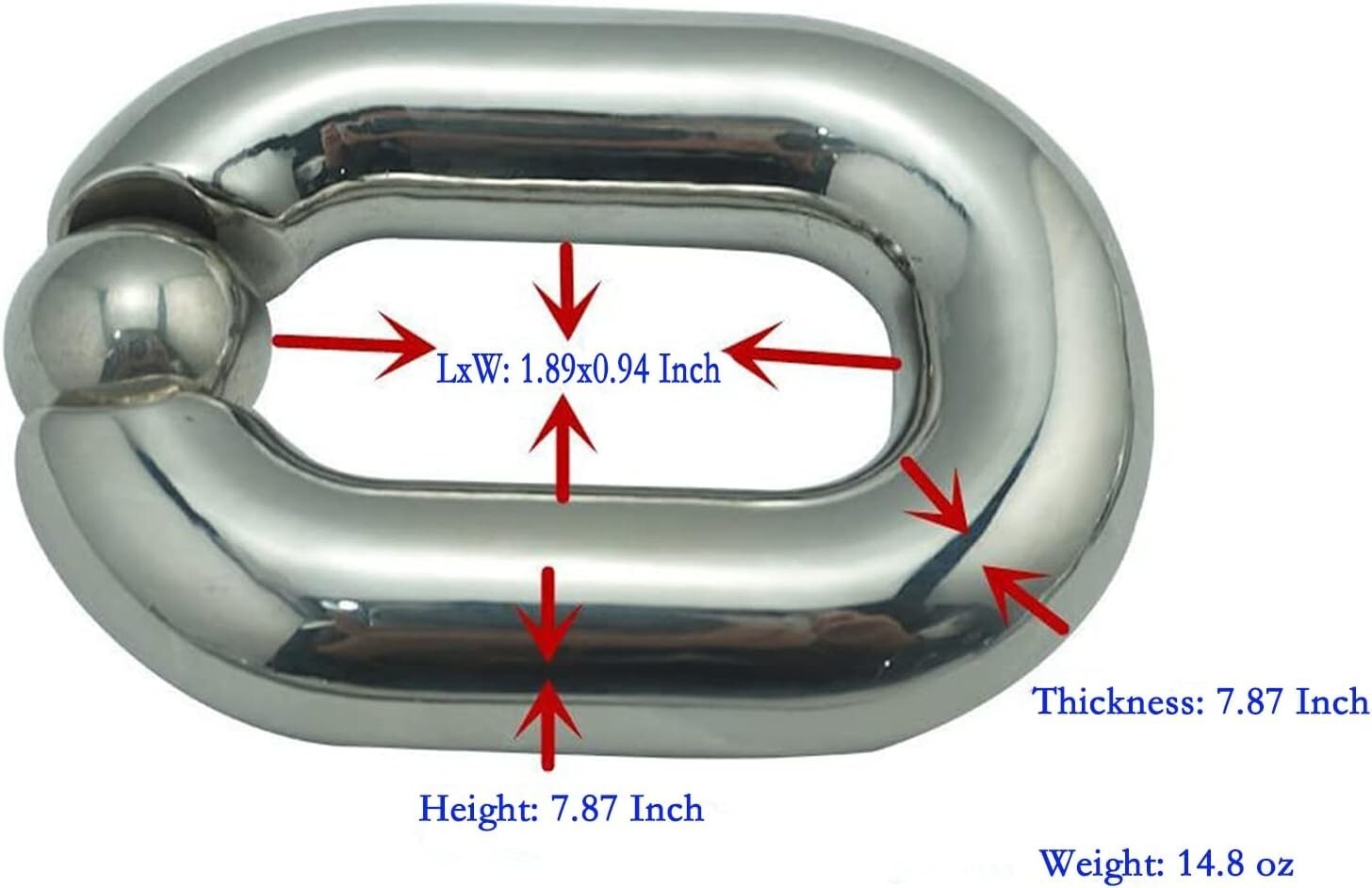 Male Ball Stretcher Weight Heavy 304 Stainless Steel Testicles Stretching Weight