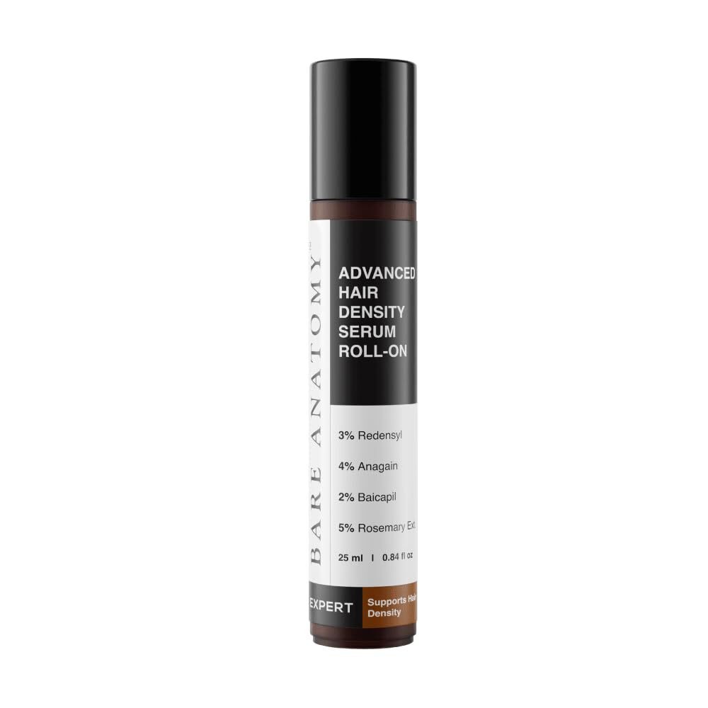 Bare Anatomy Advanced Hair Density Roll-On| 3% Redensyl + 4% Anagain + 2% Baicap