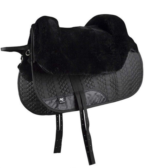 BAREBACK PAD - REAL SHEEPSKIN - WESTERN STYLE - Large