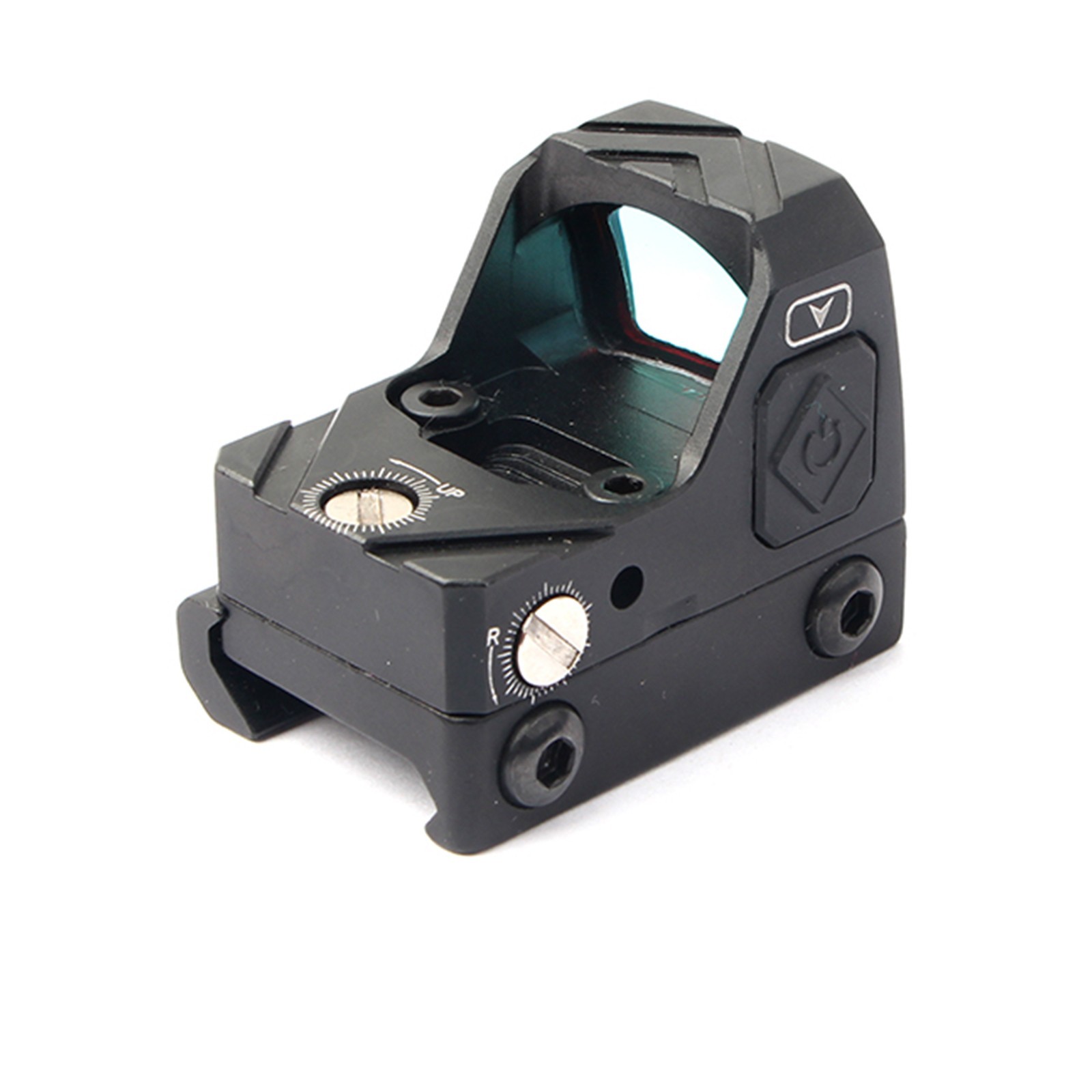 Mini Reflex Optic Sight Scope Red Dot Sight Shake Awake 2 MOA Rifle Pistol Mount