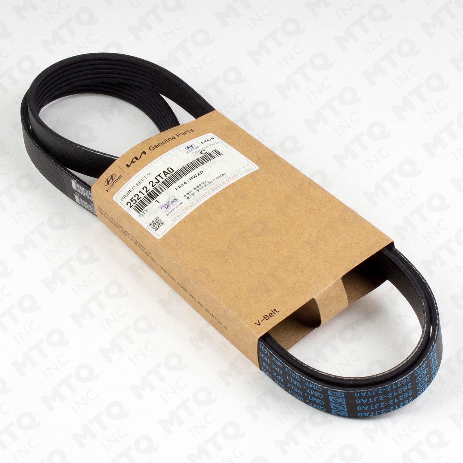 Genuine Serpentine Belt Fits 2021-2025 Select Hyundai Kia Vehicles 25212-2JTA0