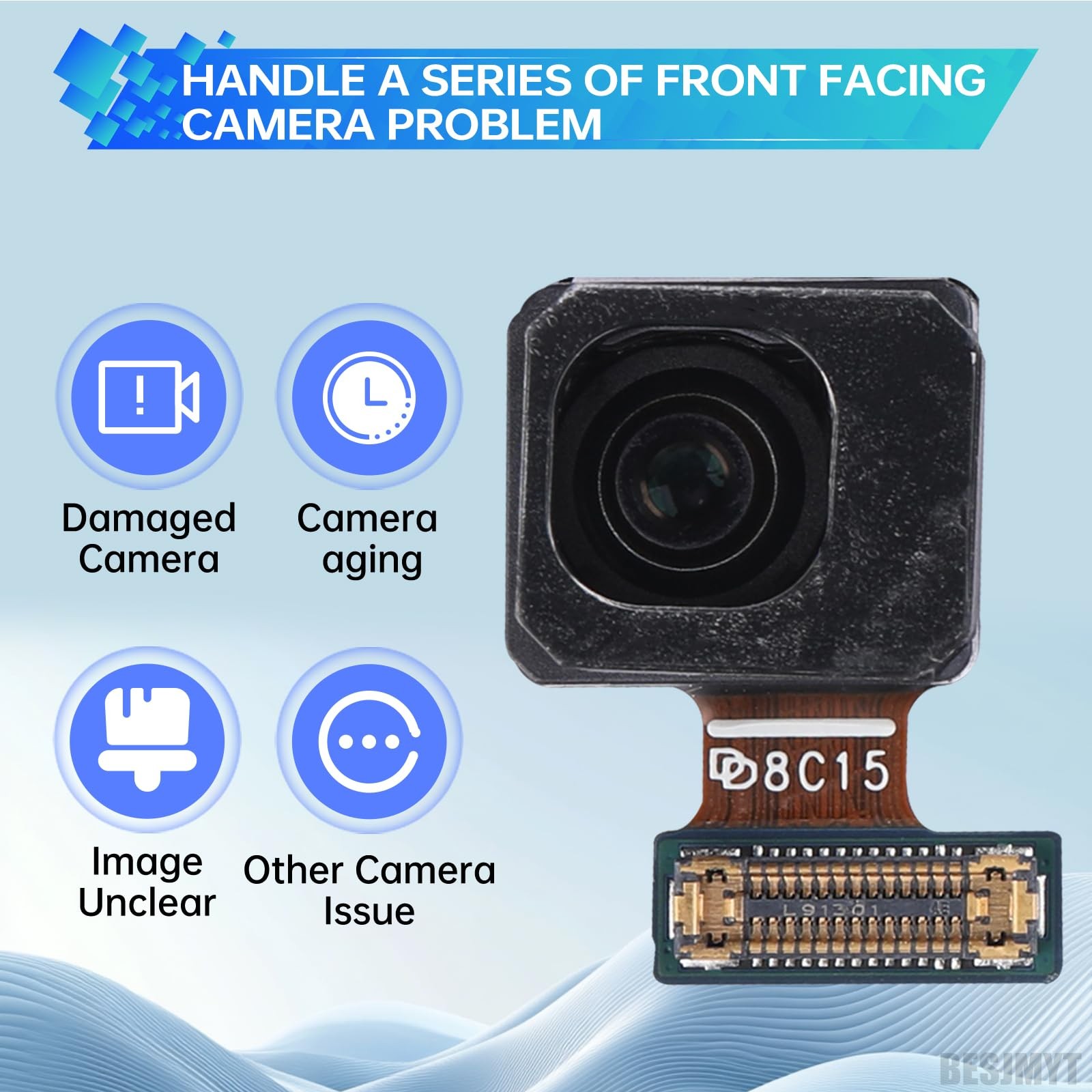 BESJMYT Front Facing Camera Replacement for Samsung Galaxy S10e