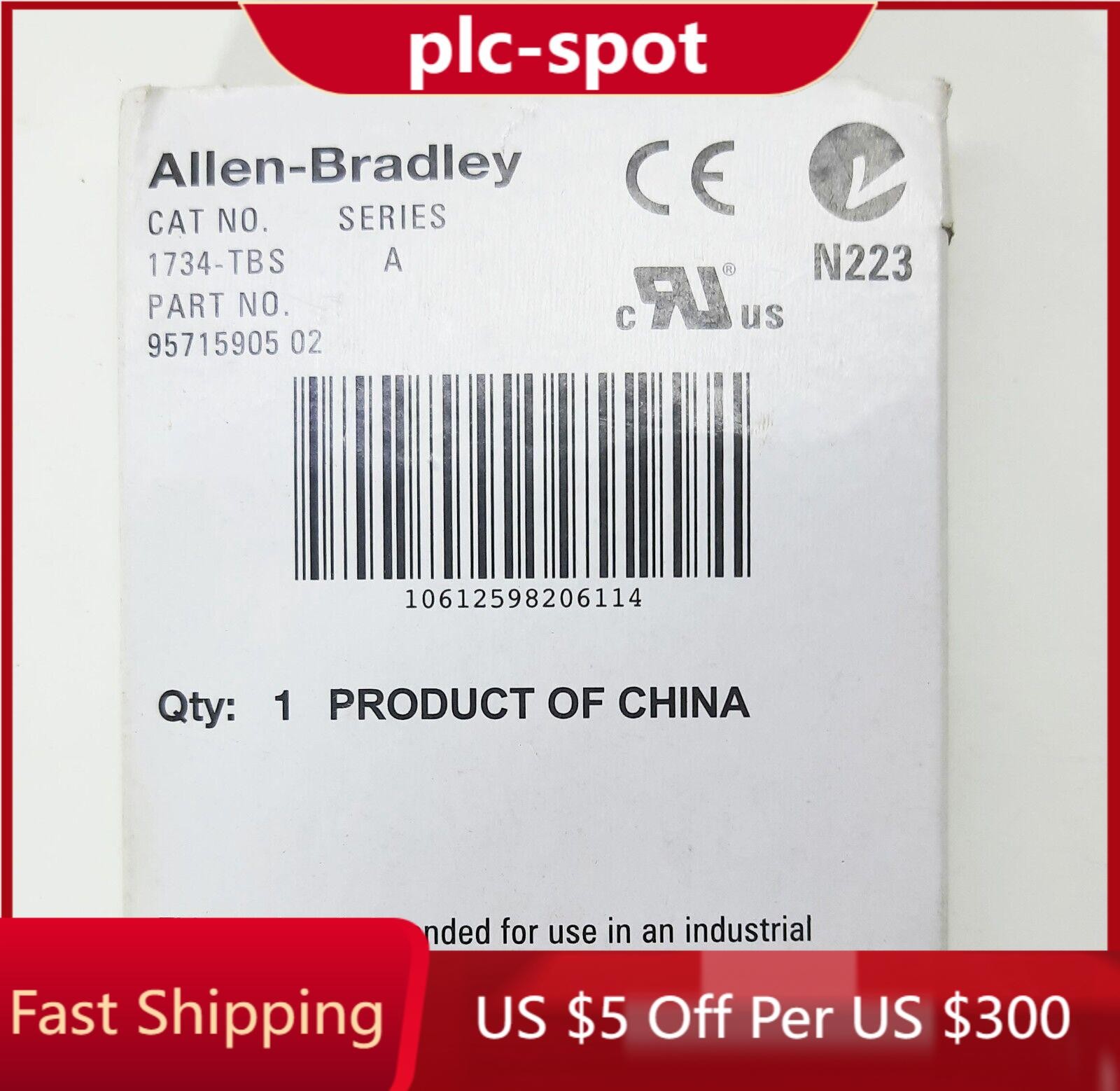 Allen Bradley 1734-TBS POINT I/O Module Terminal Base 1734TBS