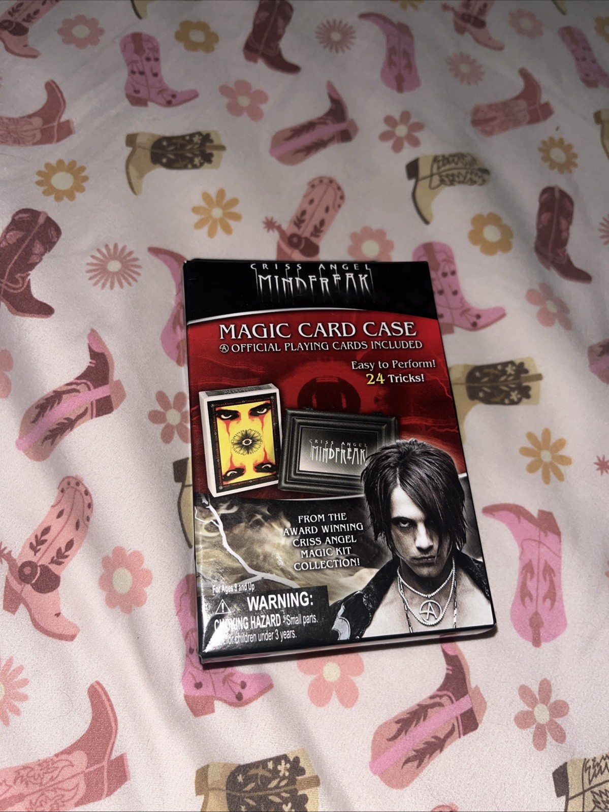 NEW IN BOX 2010 TV MindFreak Cris Angel Magic Card Case Official Cards 24 TRICKS