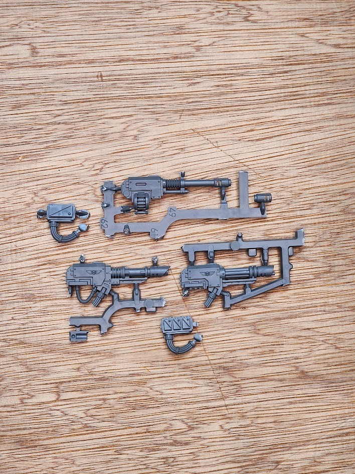 Sentinel Autocannon, Lascannon, Multi Laser Bits Warhammer 40K Astra Militarum