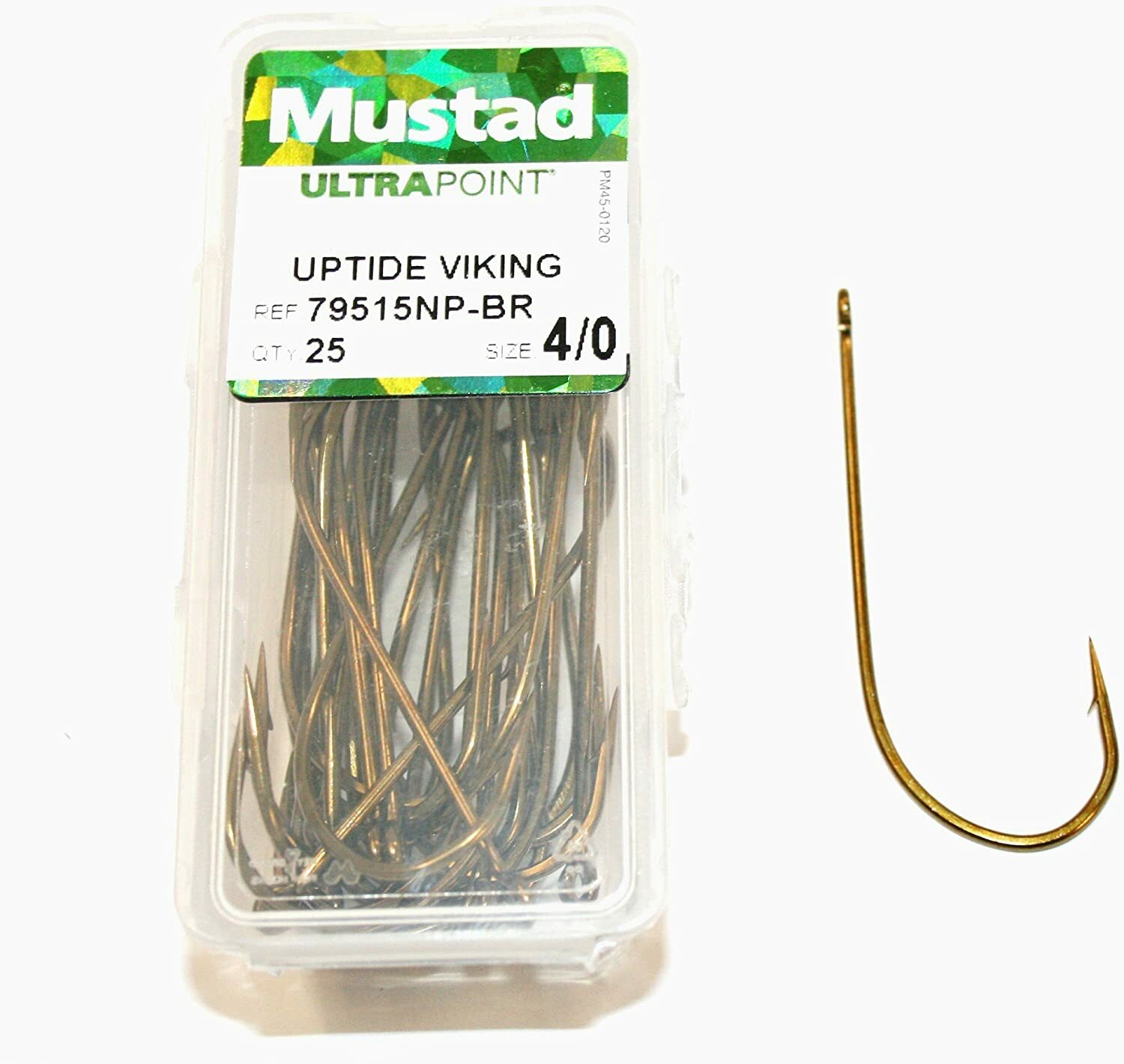 Mustad Uptide Viking Fishing Hooks 79515NP-BR - Bulk Boxes of 25