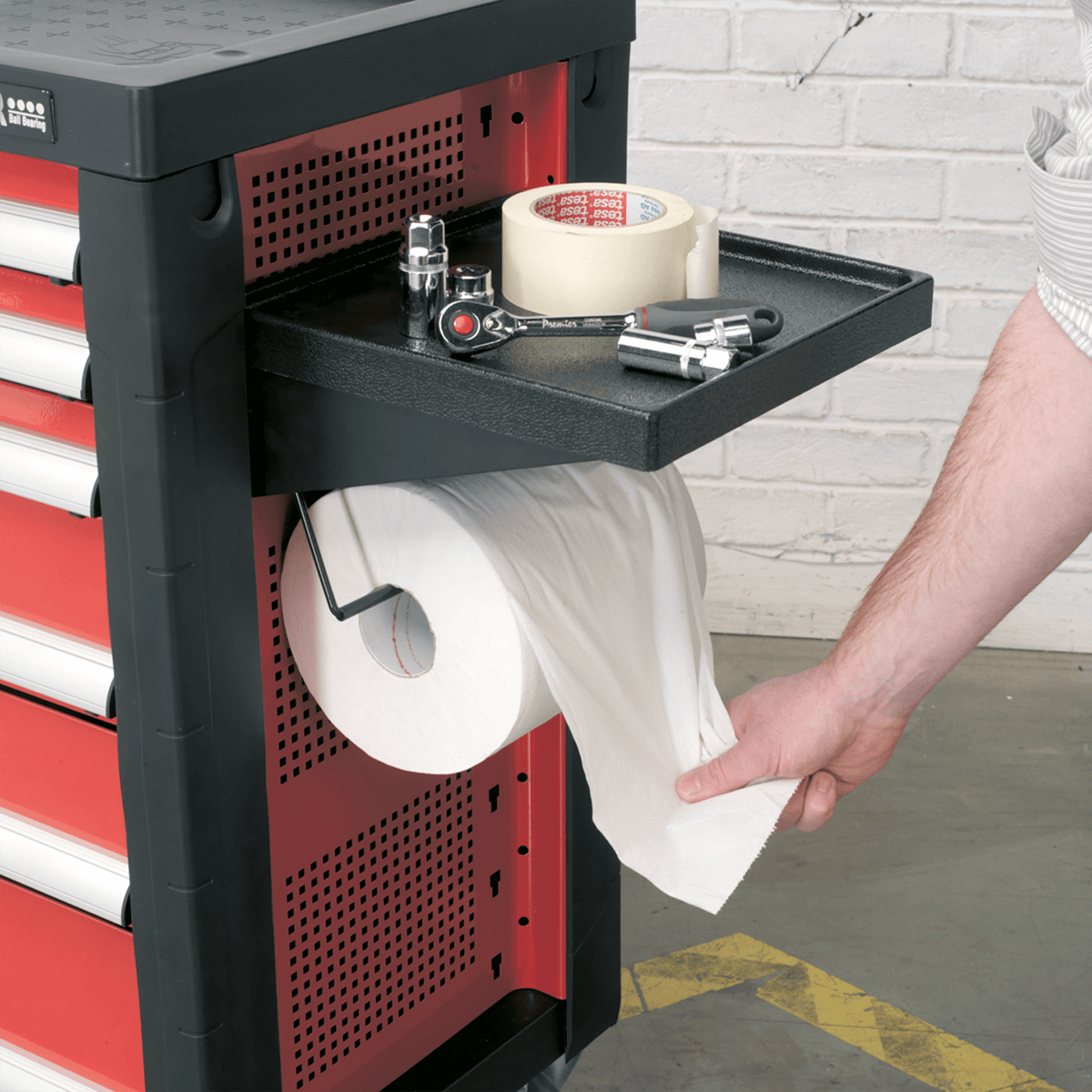 Sealey AP24 Series Side Shelf and Roll Holder