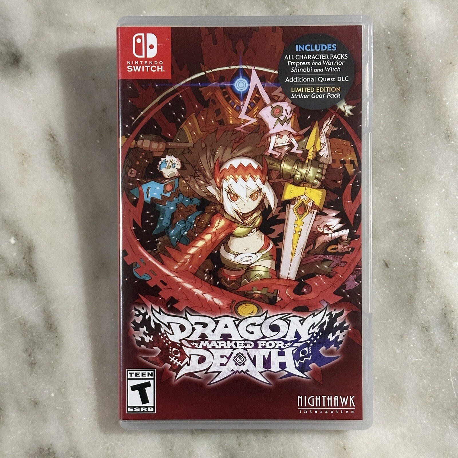 Dragon Marked for Death OEM Replacement Case No Game Nintendo Switch