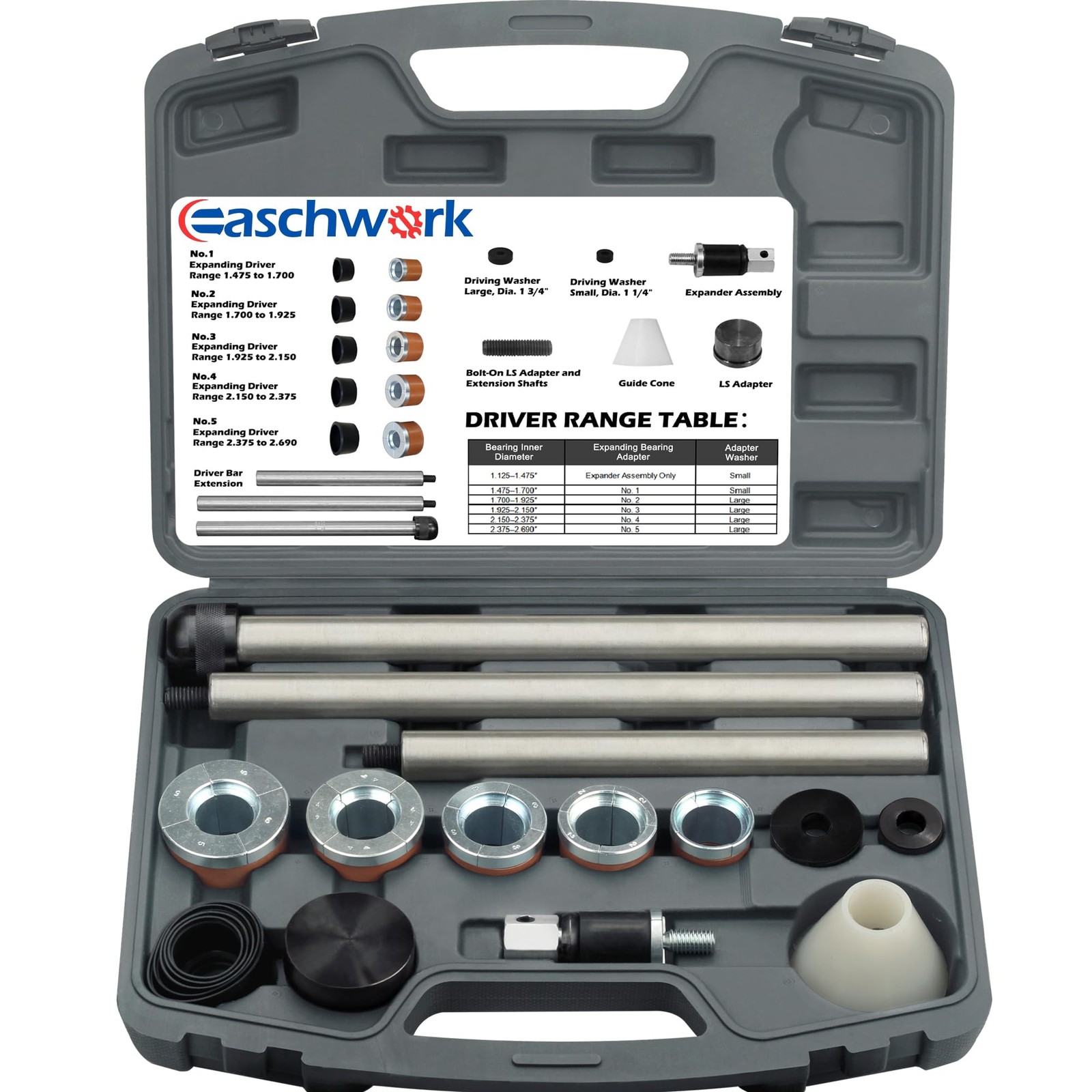 Cam Bearing Install & Removal Kit Fits Most Domestic & Import Cars for Chevy LS
