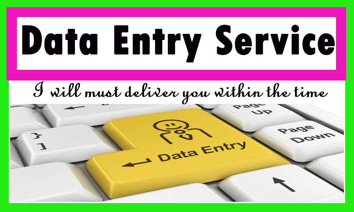 Data Entry Job Worker For Hire-Hire Me