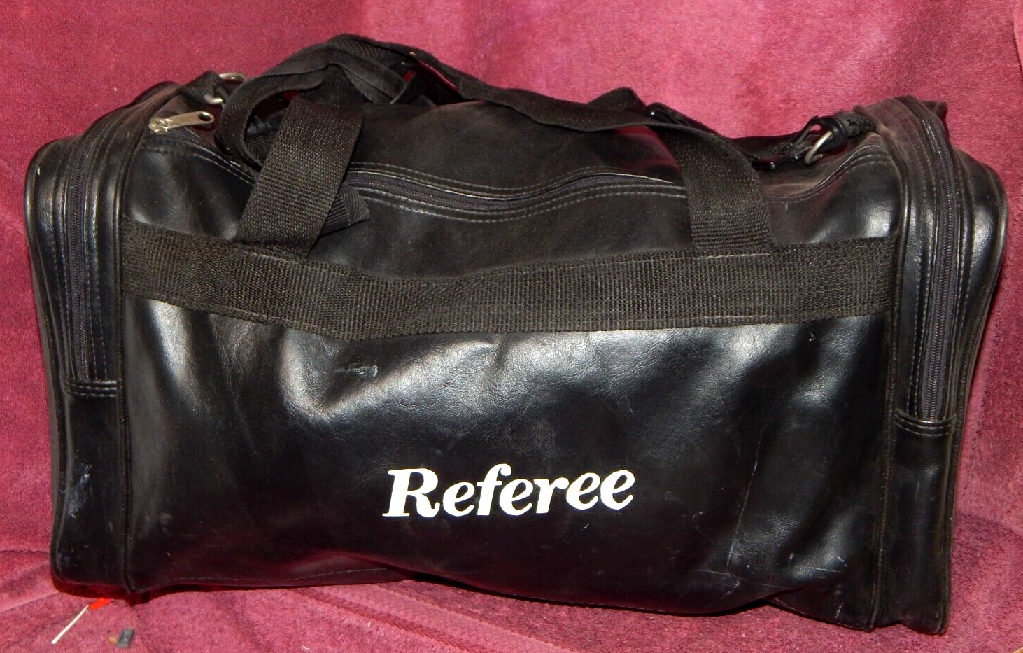 REFEREE Gym Travel Bag Leather