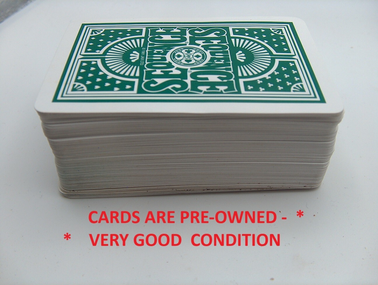 Sequence -  CARDS only from -  SEQUENCE Replacement Game parts