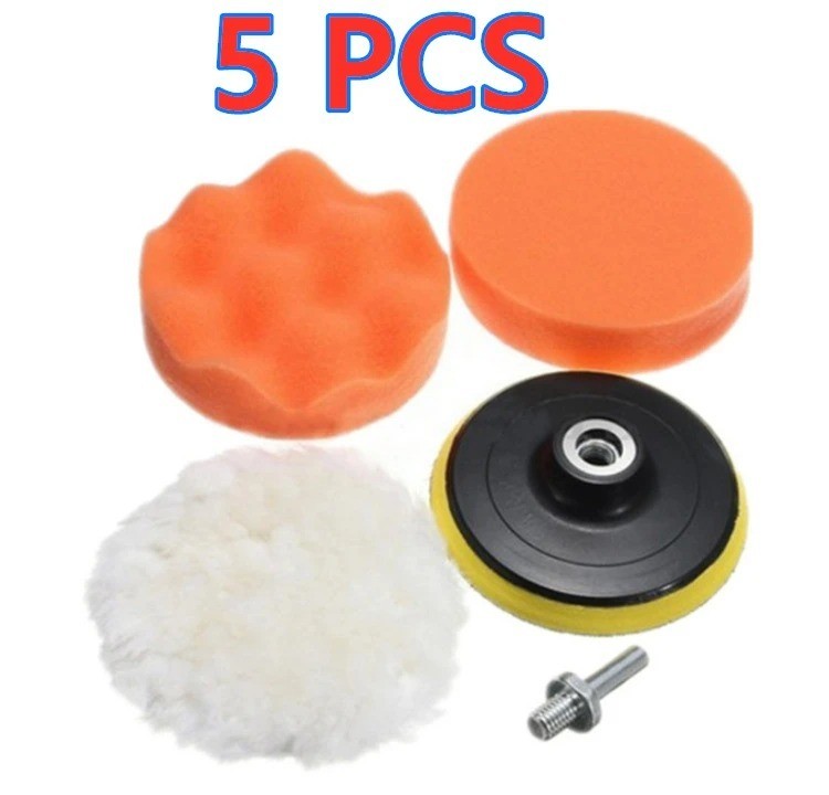 Foam Car Polishing Pads Kit Buffer Wax Sponge Pads Auto Scratch Removal