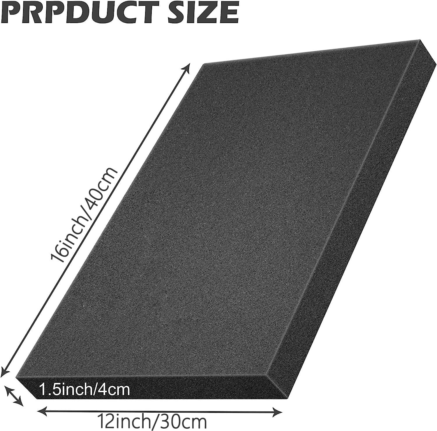 Versatile 16x12x1.5 Inch Polyurethane Foam Inserts - 4 Pcs for DIY & Protection