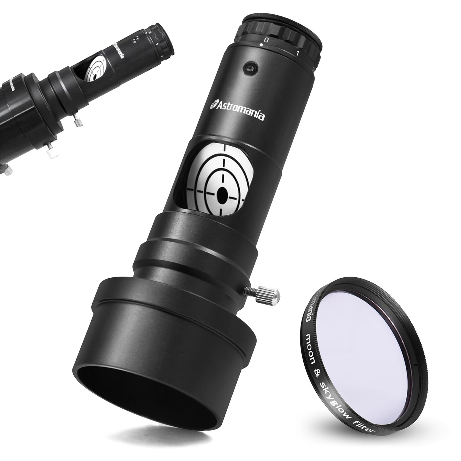 Astromania 2" Moon/Skyglow Filter - Bundle with - 1.25" Next Generation...