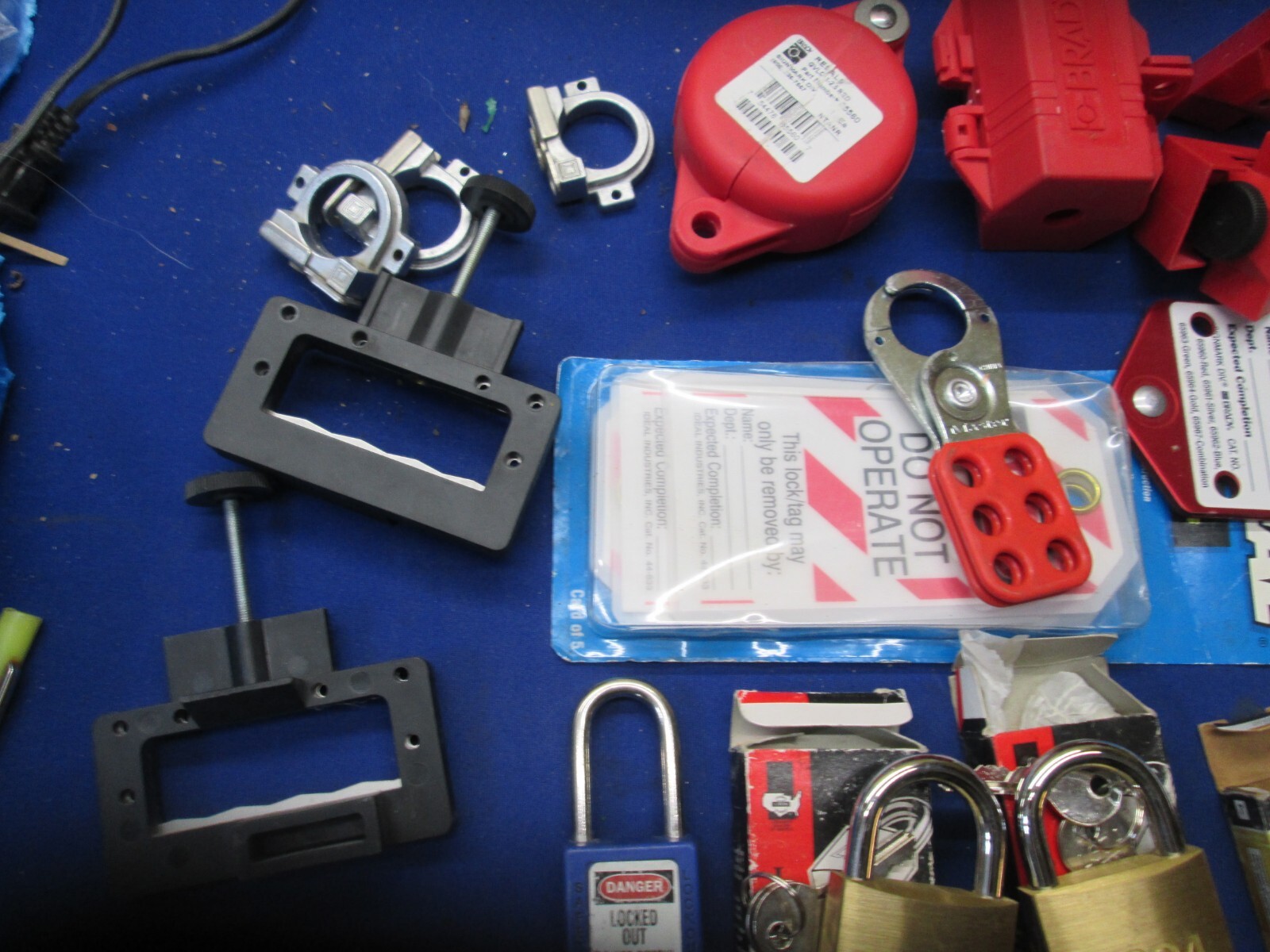 Lockout Tagout Padlocks Hasps assorted large lot