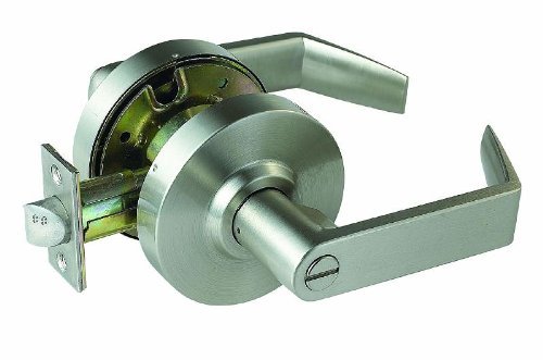 Ultra Hardware 44269 G2 Box Dull Chrome Commercial Angle Lever Entry Lock