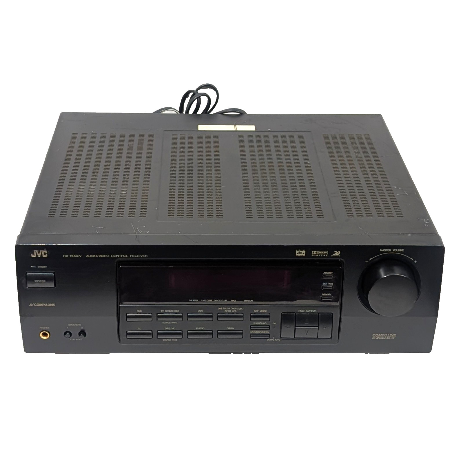 JVC RX-6000V Stereo Receiver 5.1 Channels 100 Watts Per Channel @ 8 Ohms