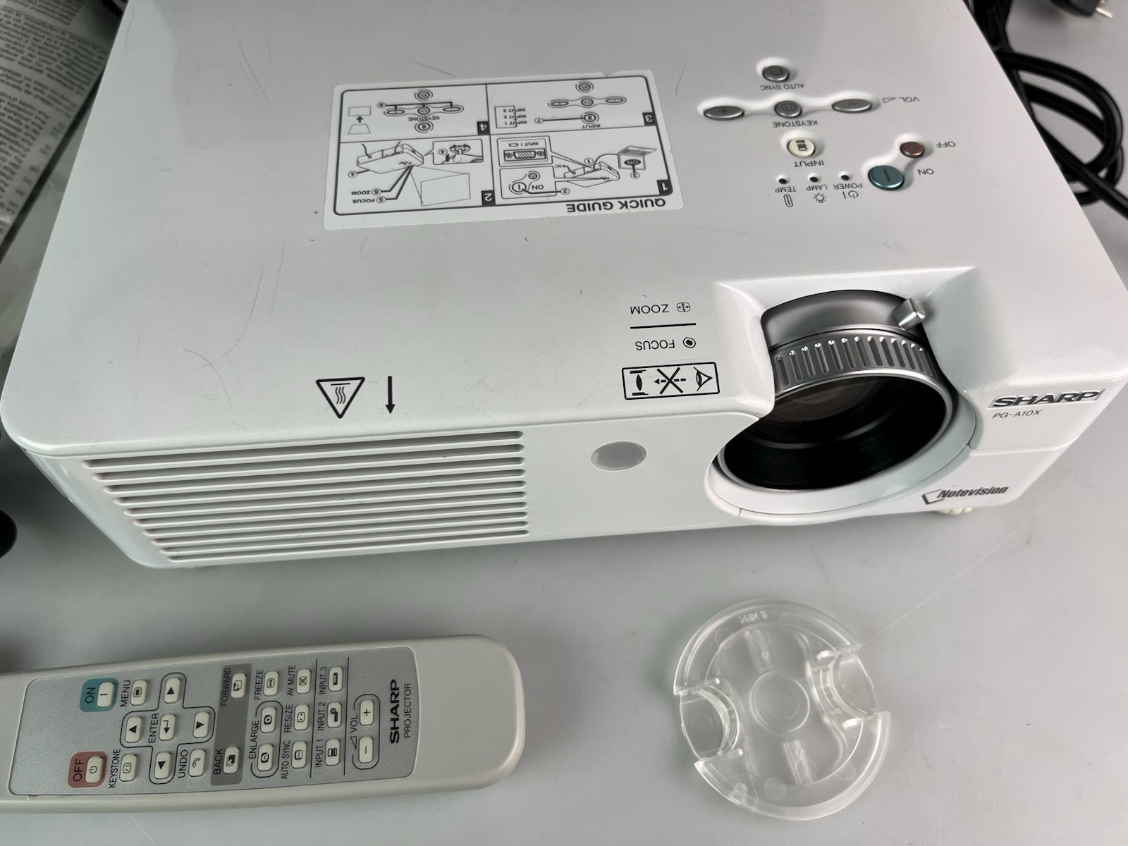Sharp PG-A10X Portable XGA Projector With Suitcase, Remote, & Cables
