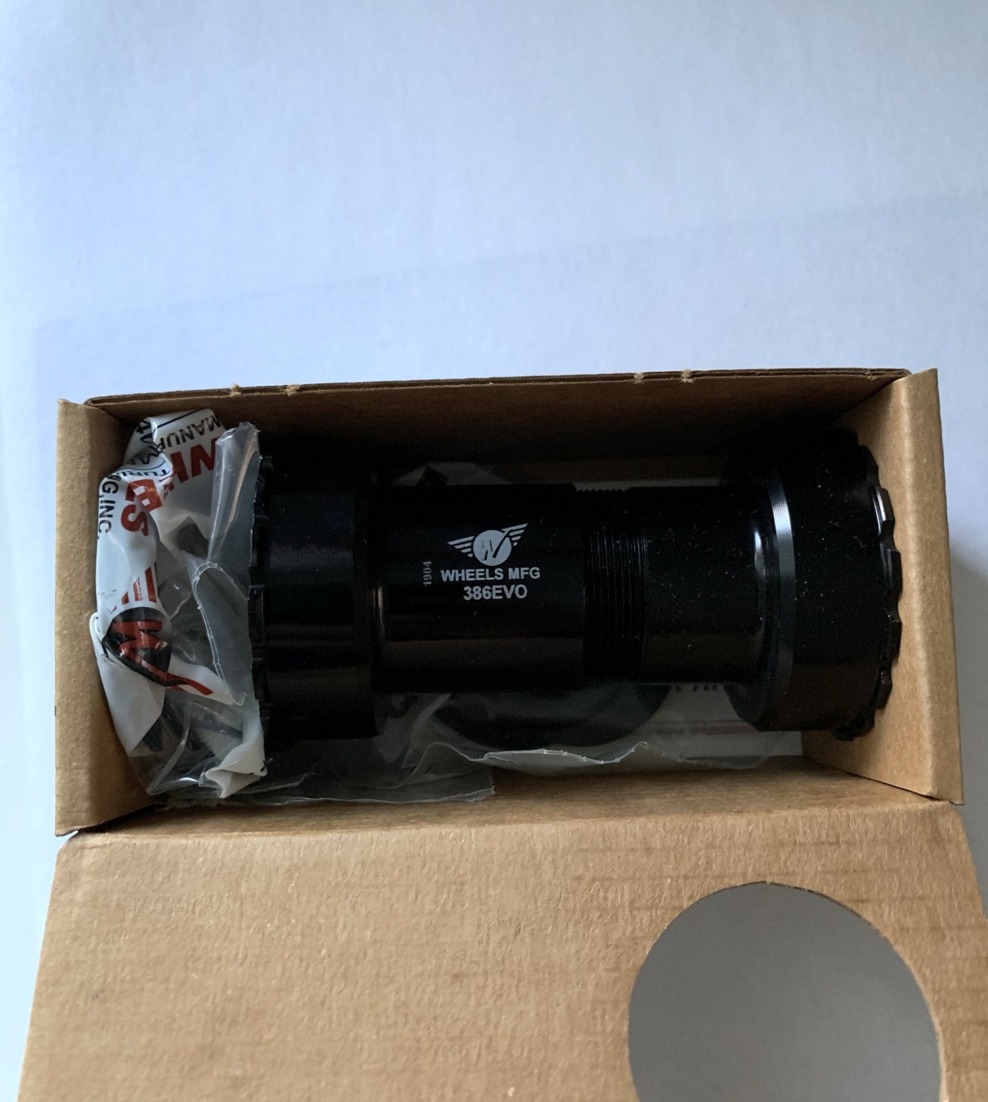 Wheels MFG 386 Evo Bottom Bracket with ABEC-5 Angular Contact Bearings - New