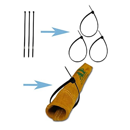 AllyProtect Flame Resistant Split Cowhide Leather TIG Cable 11.5 FT