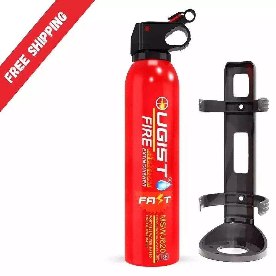 4 In1 Fire Extinguisher with Mount Fire Extinguishers for the House/Car/Kitchen.