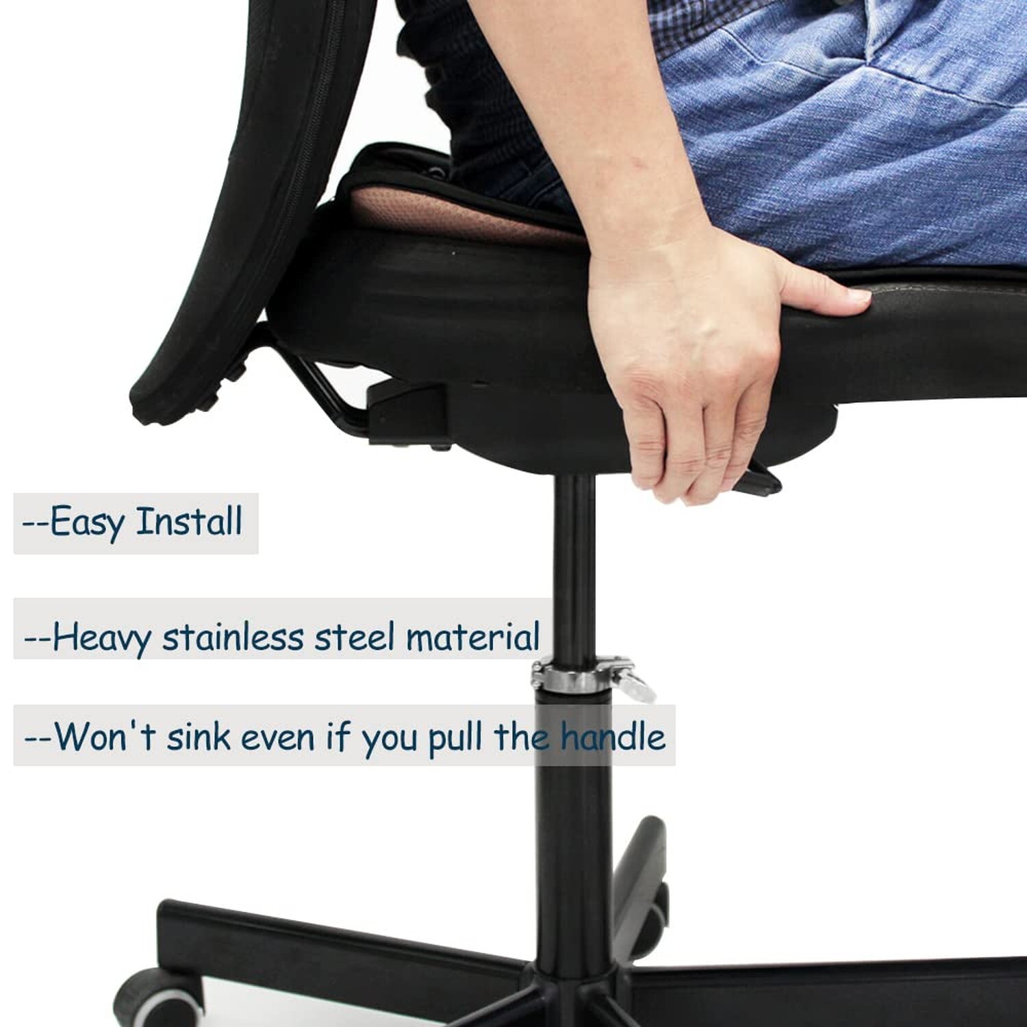 Fix Sinking Office Chair, Avoid Sinking of Office Chair Height-Adjustable Cyl...