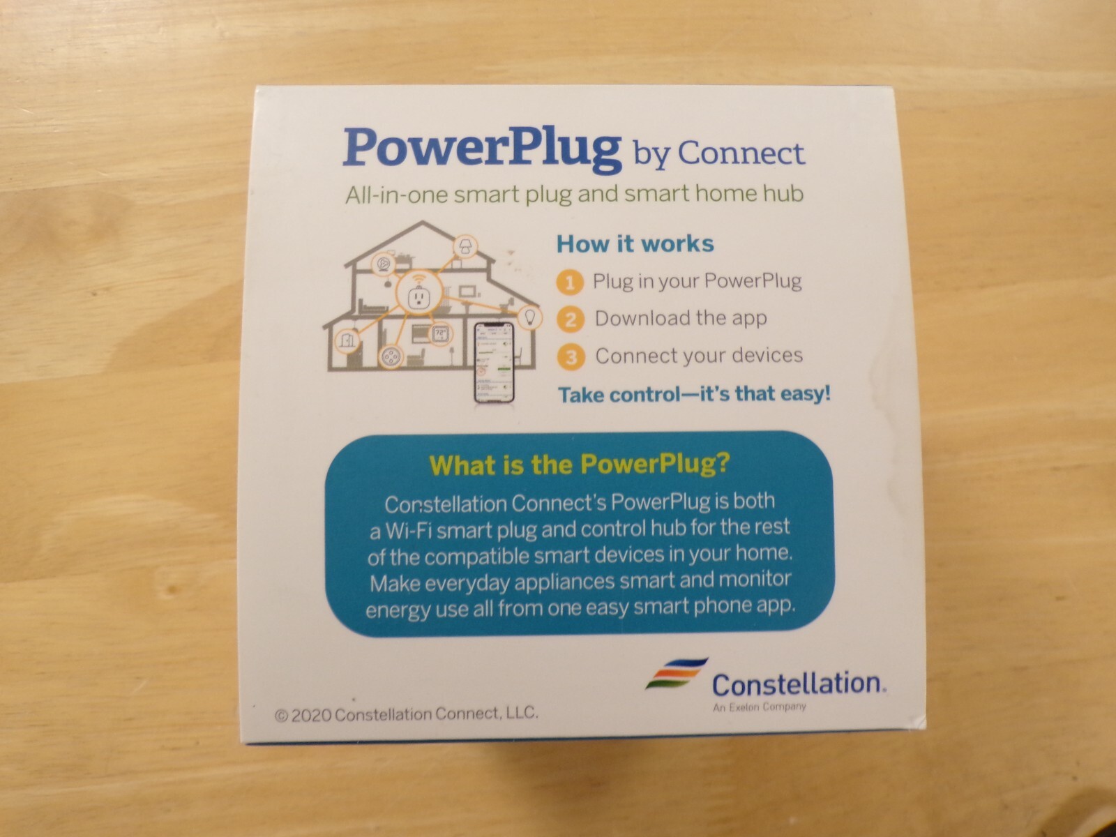 Constellation Power Plug by Connect All in one smart plug and smart home hub