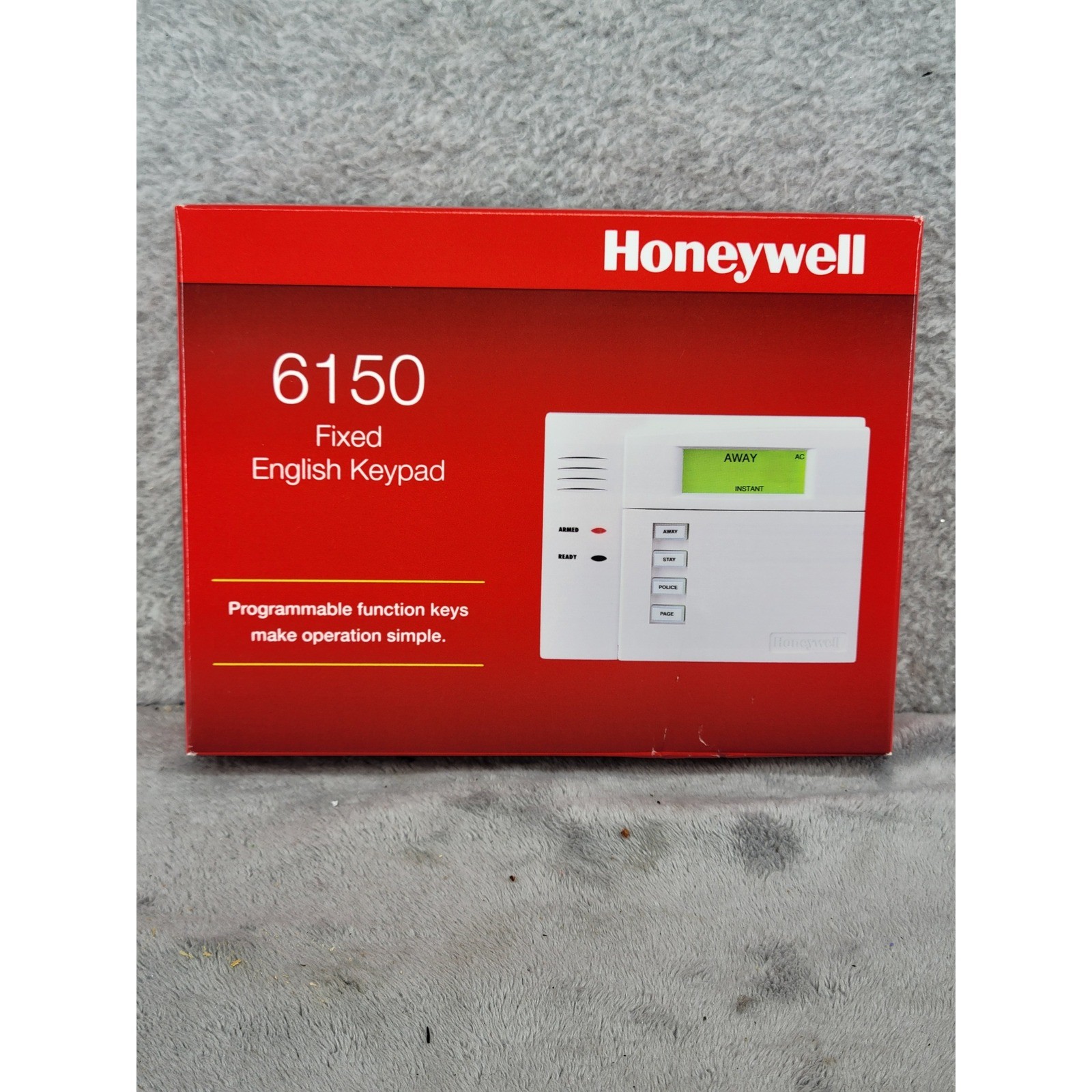 Honeywell 6150 Fixed English Keypad for VISTA Series Alarm Panels White