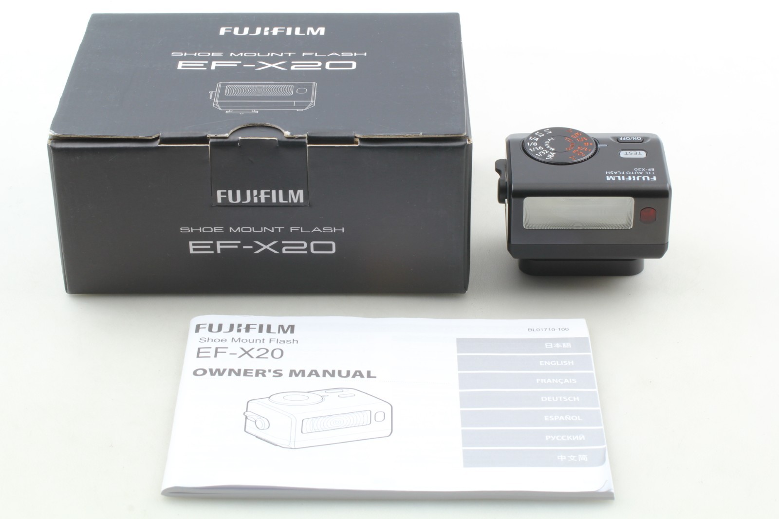 [Top Mint] Fuji Fujifilm EF-X20 Shoe Mount Flash for Clip-on Flash from Japan