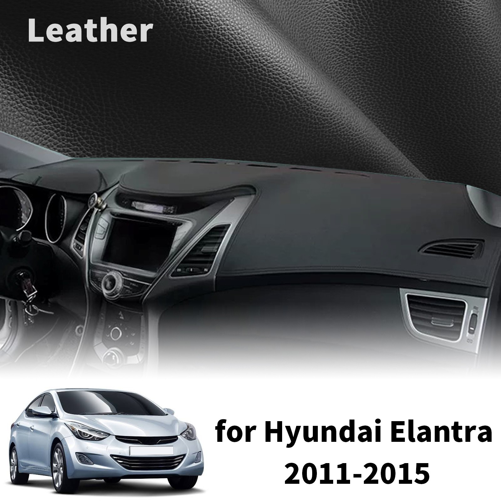 for Hyundai Elantra 2011-2014 2015 LHD Dashboard Pad dashmat Car Accessories