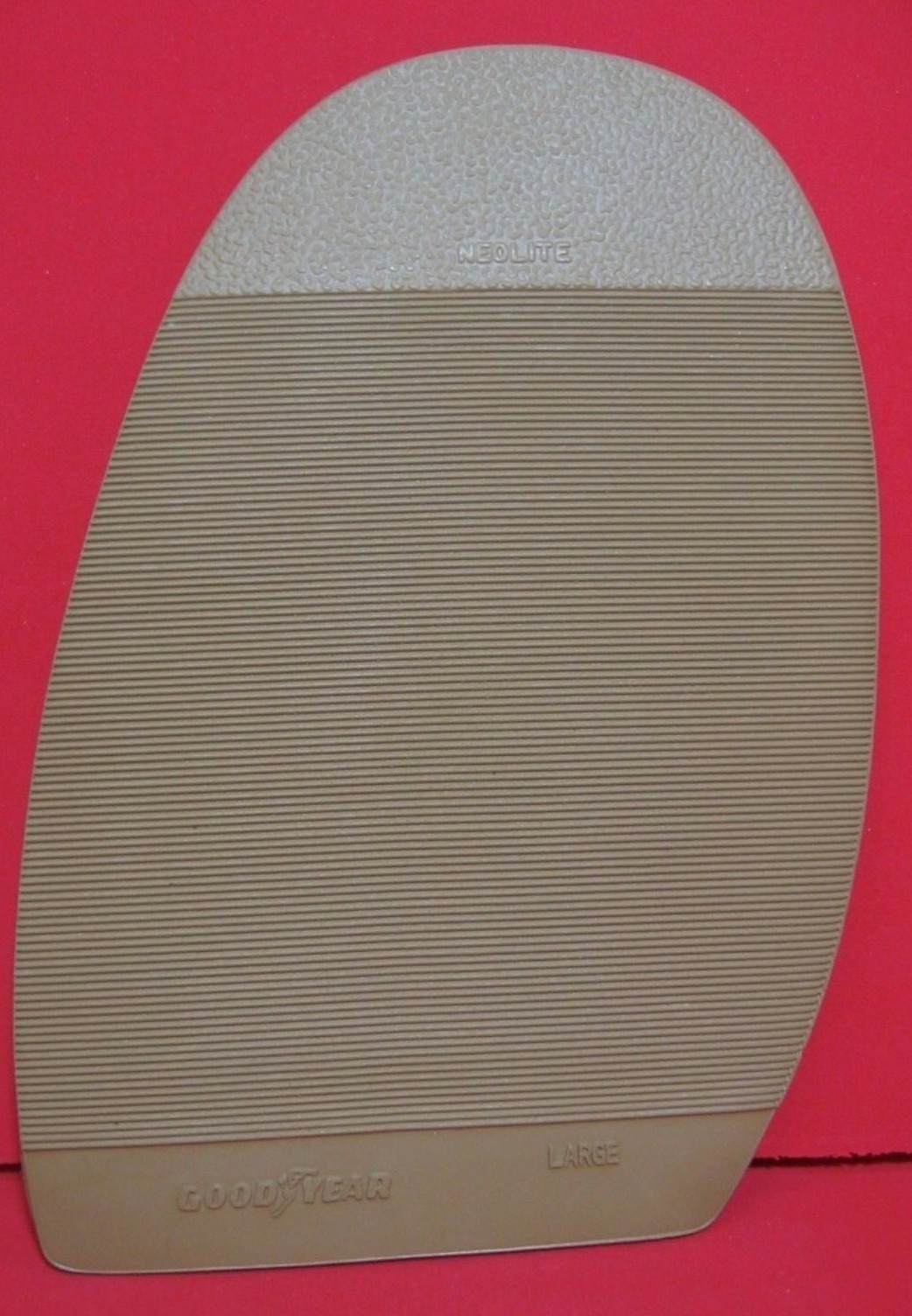 2 Pair - Men Large Good Year Neolite Protective Half Sole Guards -TAN COLOR