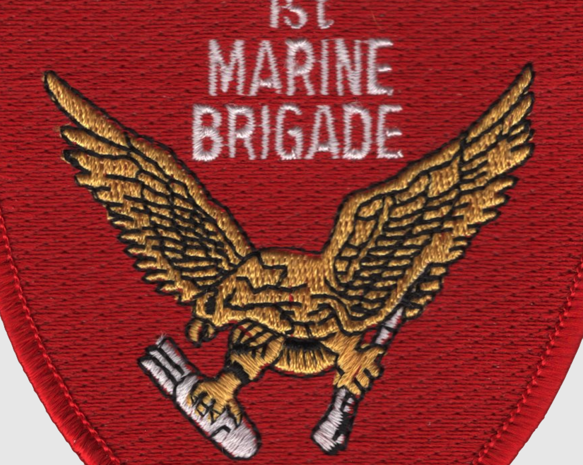 1st Marine 1st Marine Brigade Patch FMF