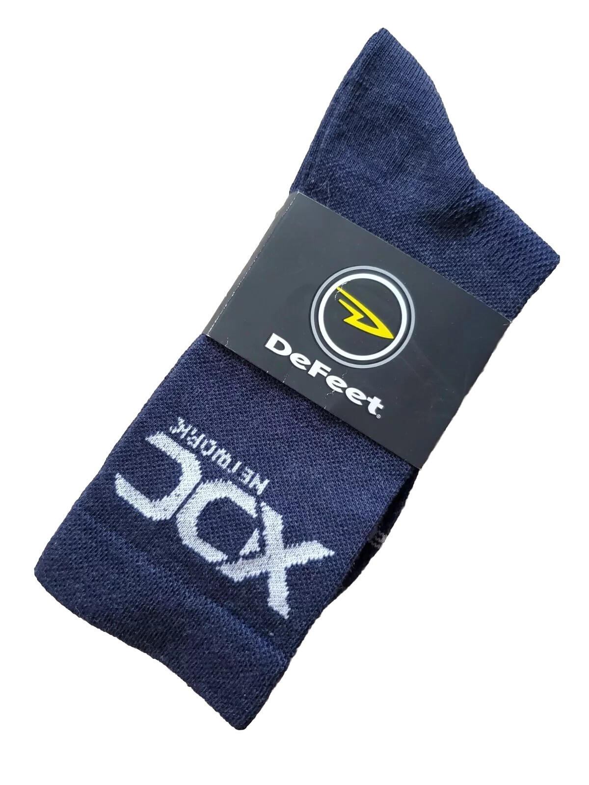 DeFeet Socks Bicycle Aireator XDC Network Cycling Men Small Blue Wool Blend NEW