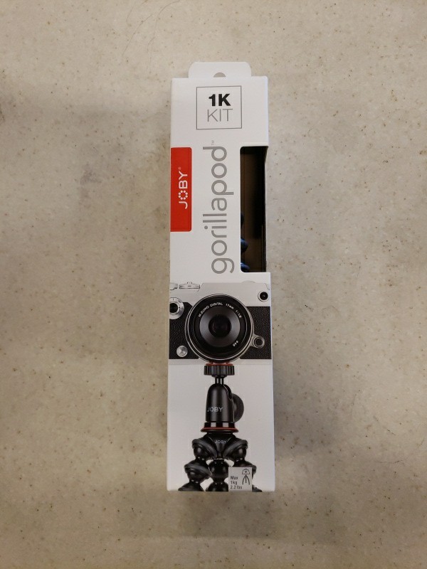 Joby GorillaPod 1K Kit Compact Tripod Ball Head Flexible Legs