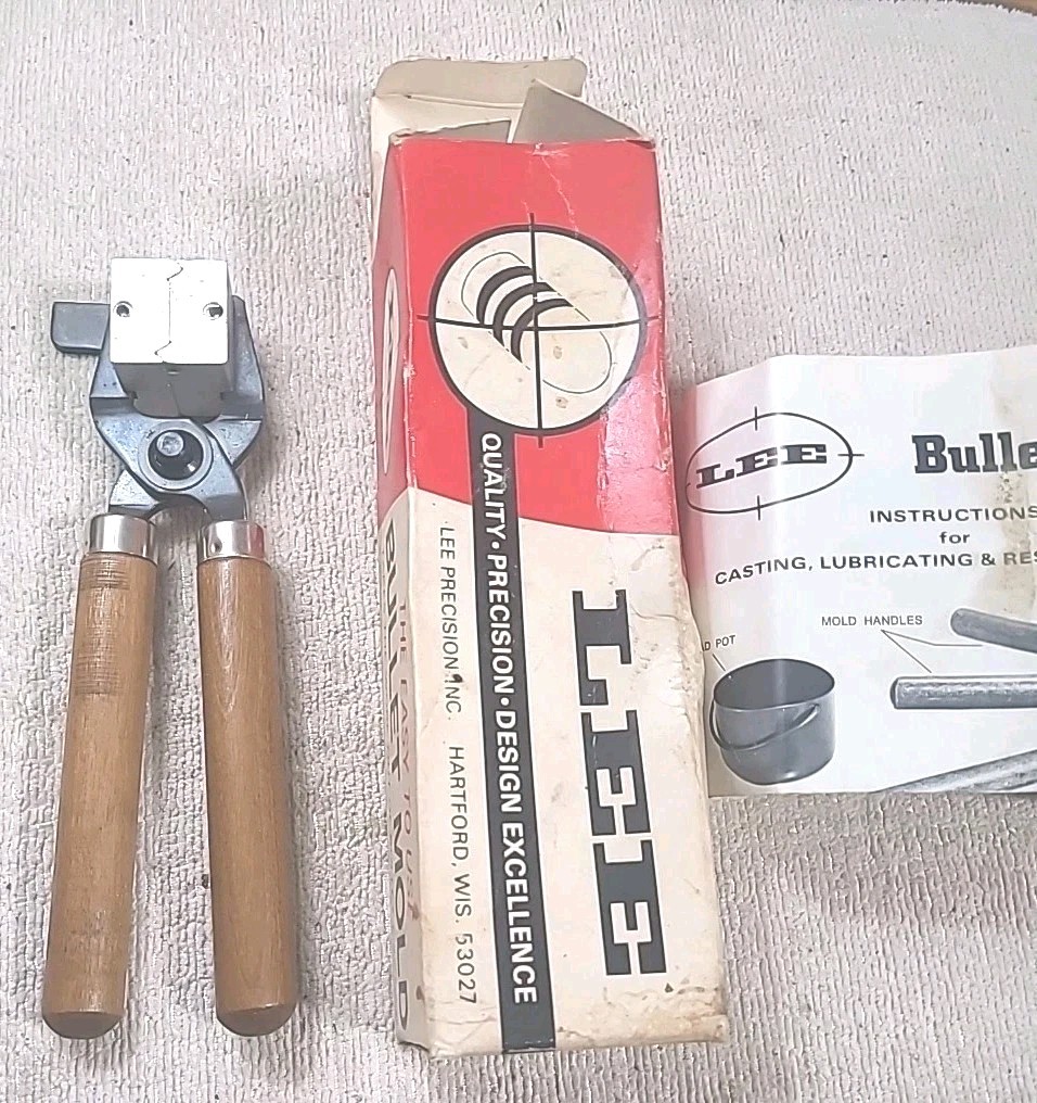 LEE 2 Cavity Bullet Mold 90322 C358-158-SWC 158 Grain Bullet 38 Special 357 Mag.
