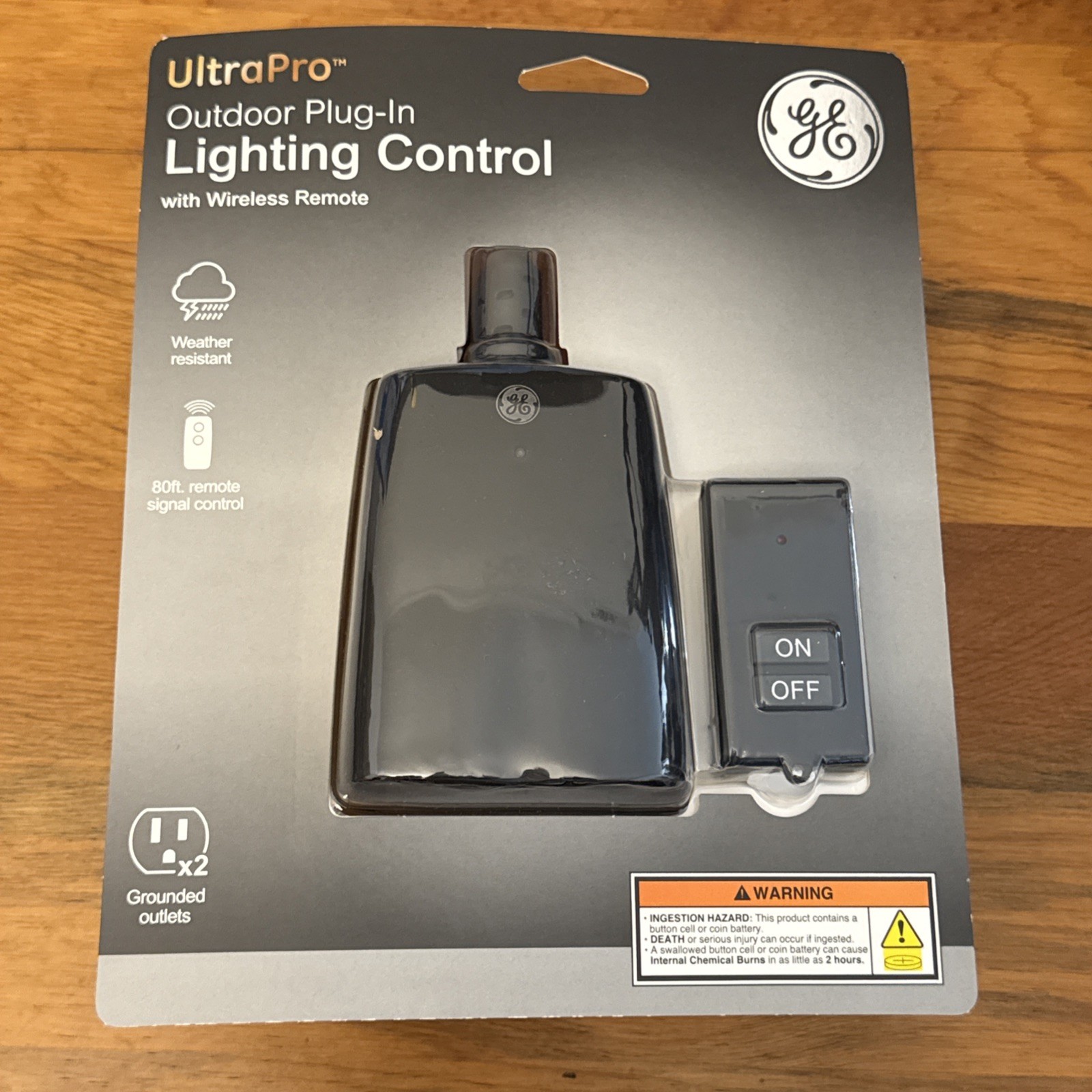2 Pack Ultra Pro Outdoor Plug in Lighting Control & Wireless Remote New Sealed