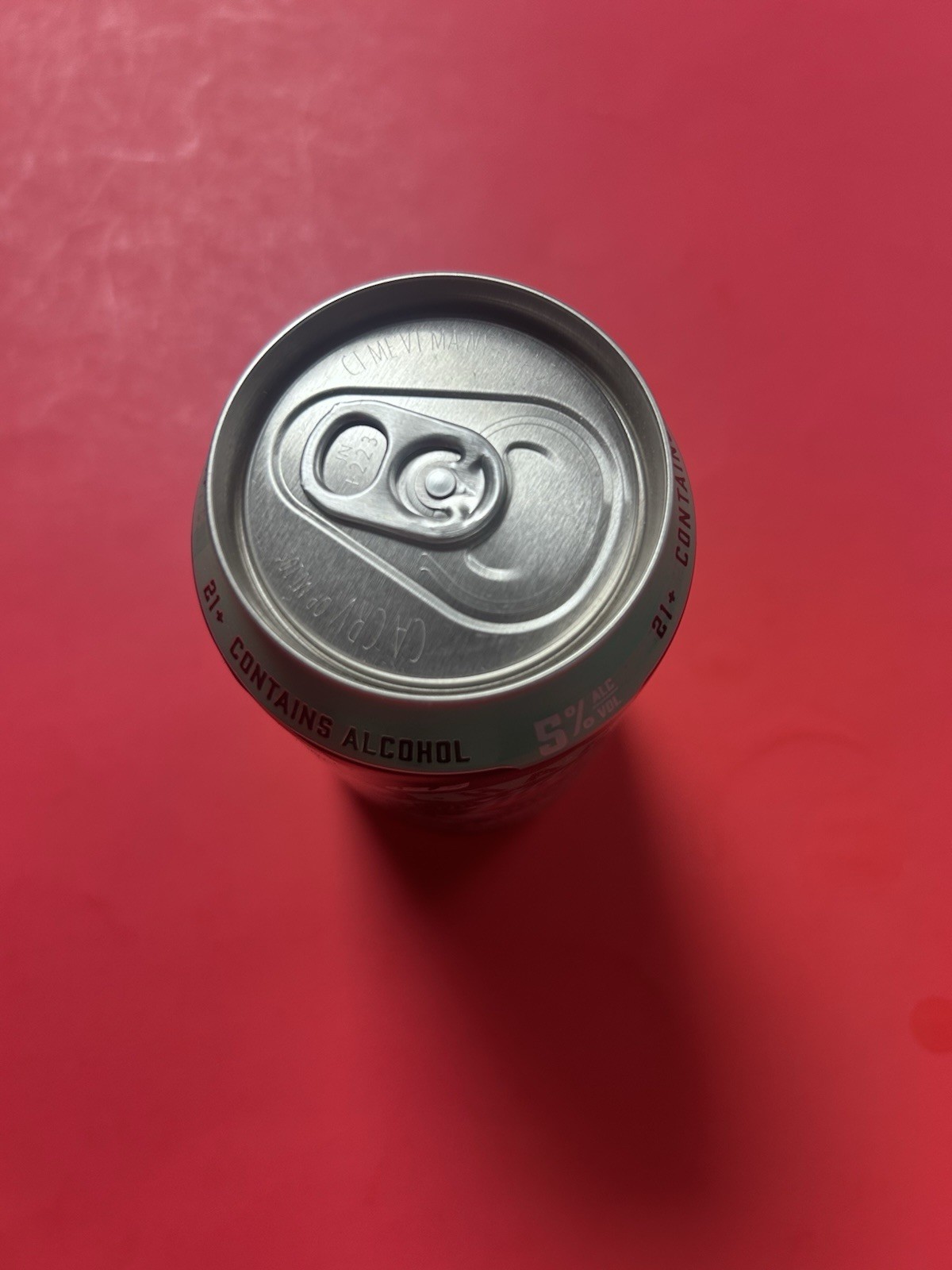 Mountain Dew HARD Baja Blast Zero Sugar Empty Bottom Opened 12oz Can