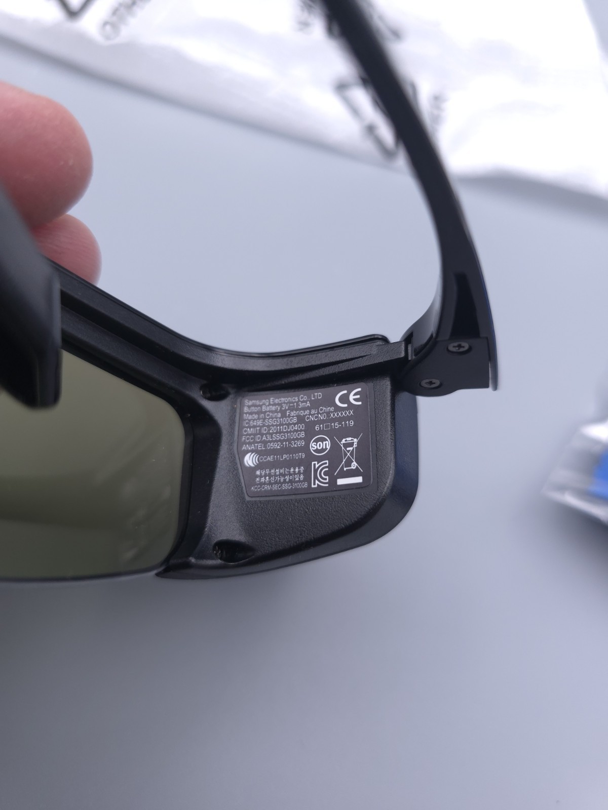 Samsung 3D Active Glasses SSG-3100GB Black