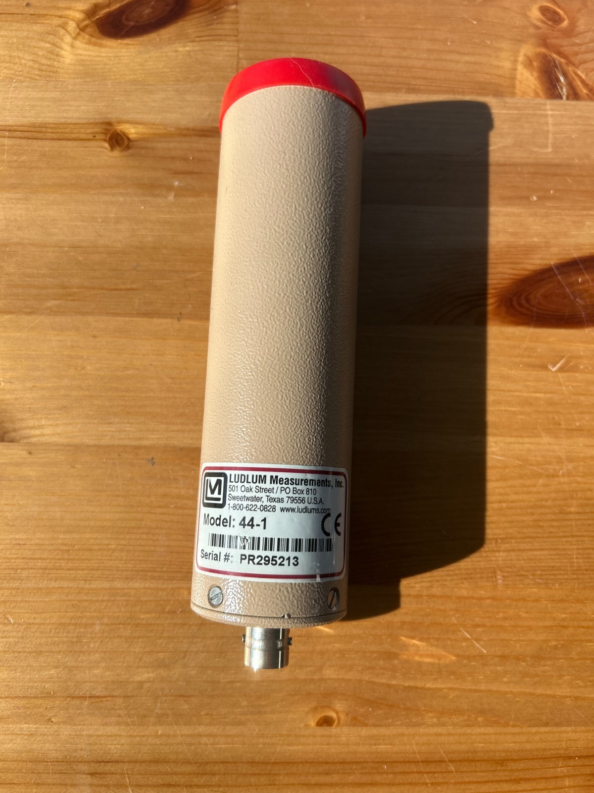 Ludlum 44-1 Beta Particle Scintillation Radiation Detector Probe CLEAN,WORKS