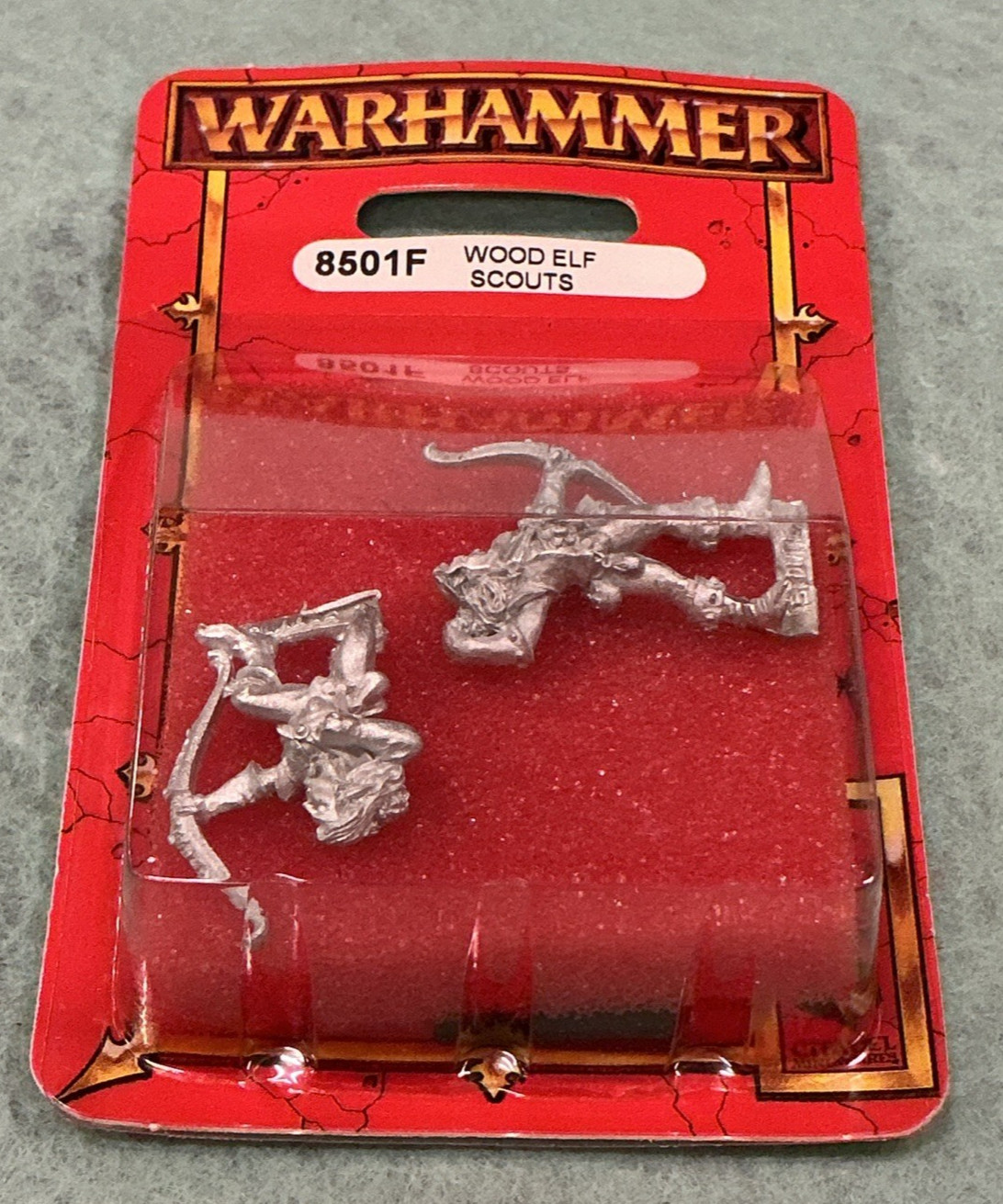Warhammer 8501F Wood Elf Scout NIB OOP Metal Variant (B)