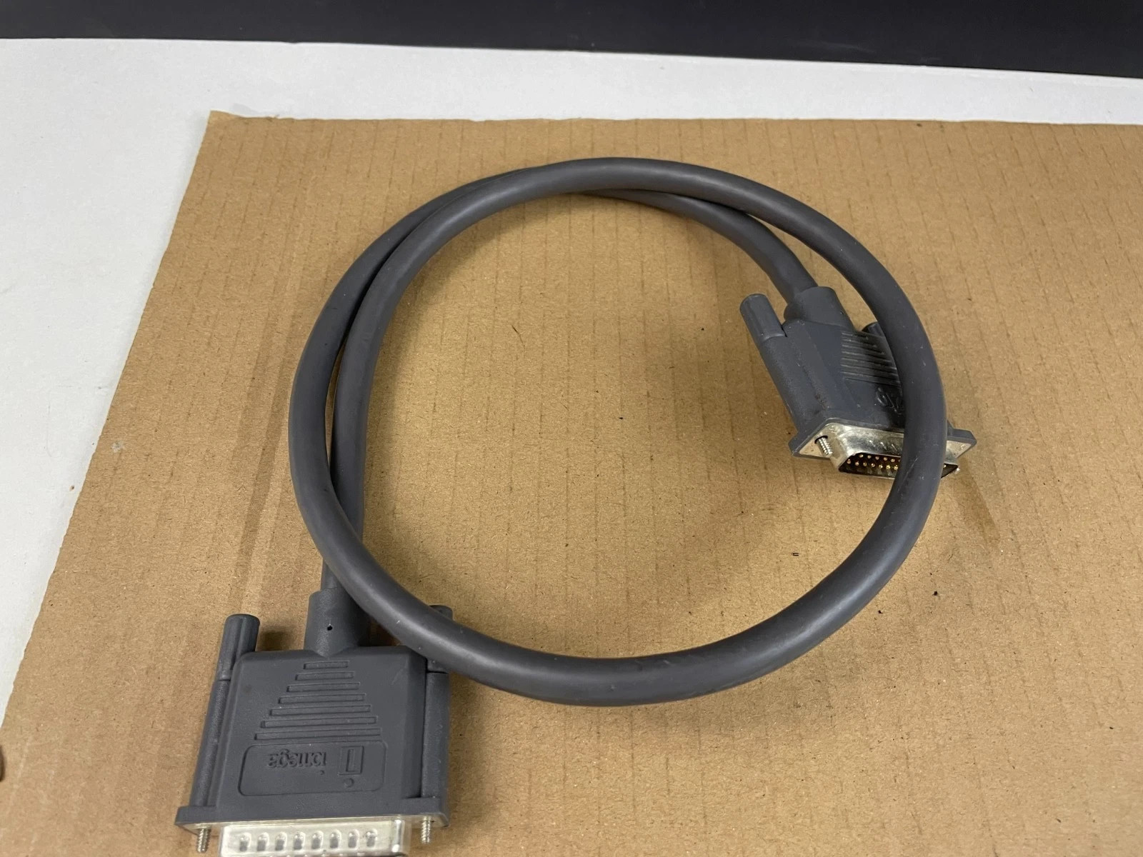 Original Iomega SCSI Zip Drive Cable for Z100S2 Z250S ~ DB25 Male Both Ends