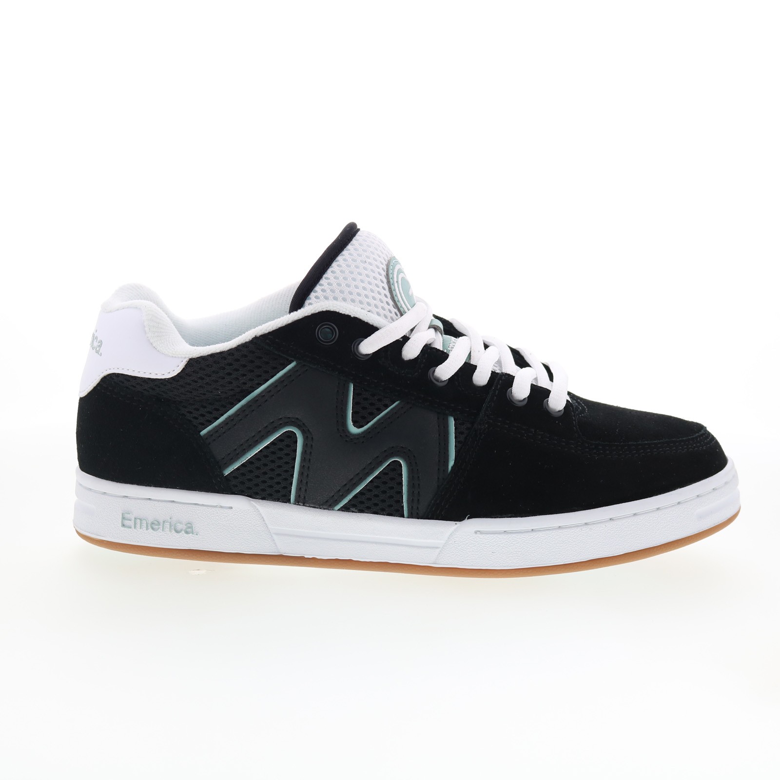 Emerica OG-1 6101000152898 Mens Black Suede Skate Inspired Sneakers Shoes