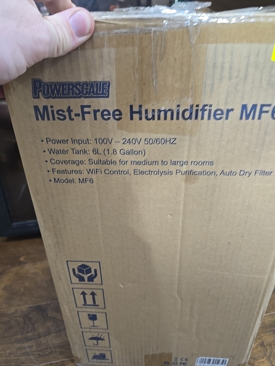 Powerscale MF6 Mist-Free Smart Evaporative Humidifier WiFi Control Purification