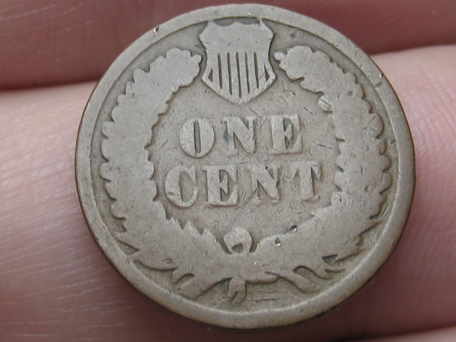 1882 Indian Head Cent Penny- Good Reverse Details
