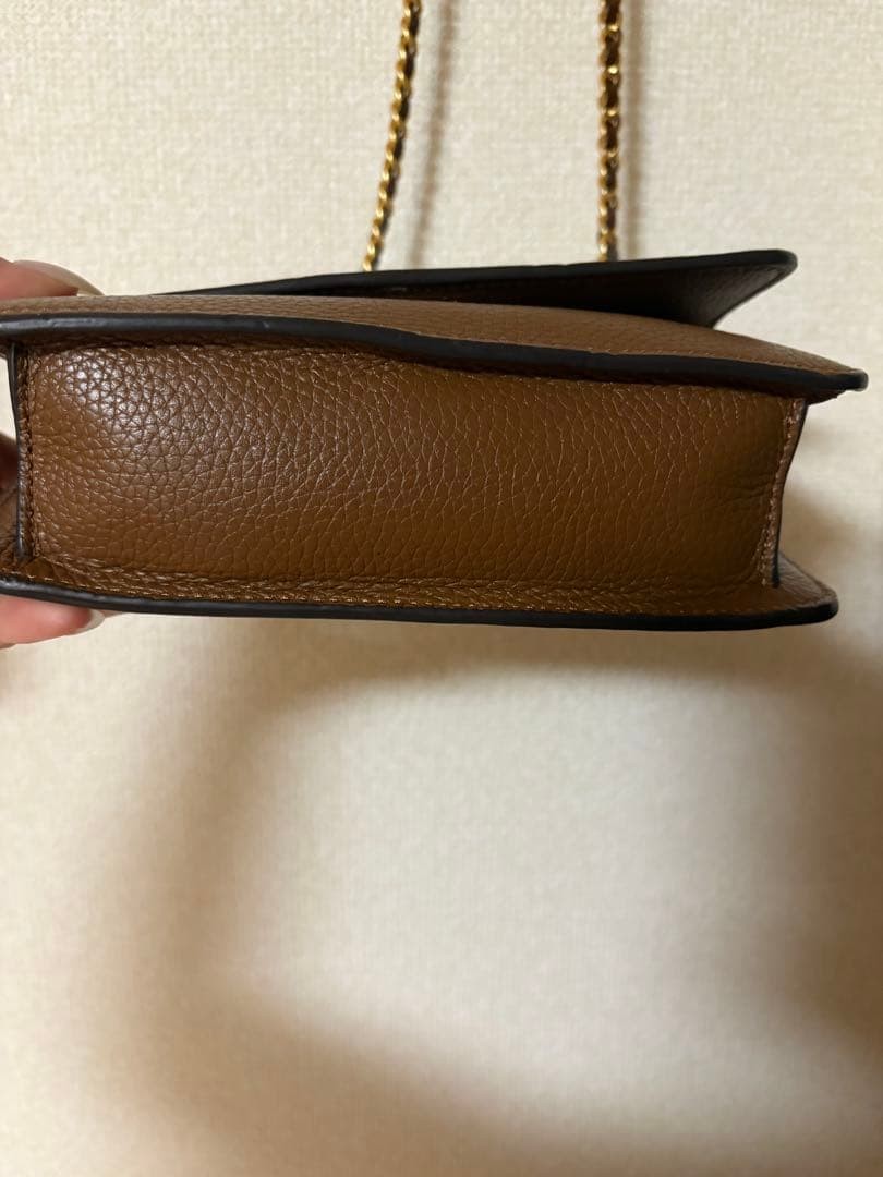 Tory Burch Pebbled Leather Britten Convertible Flap Chain Shoulder Bag Black